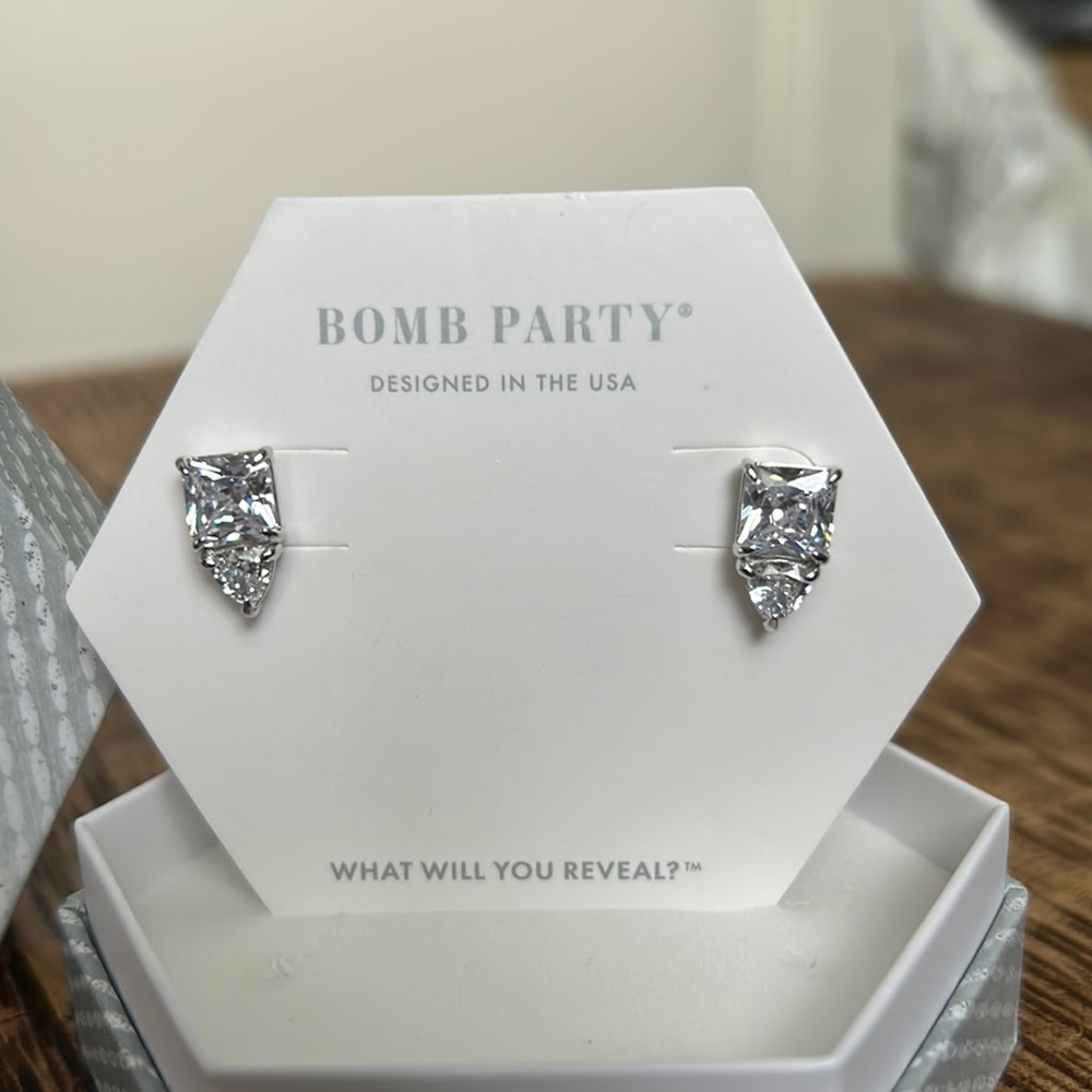 Bomb Party, Sterling Club, earrings.